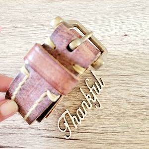 Timberland oiled whipstich belt size 36